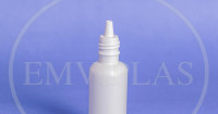 FRASCO CONTA-GOTAS 20ML BRANCO COM TAMPA LACRE - Foto 2