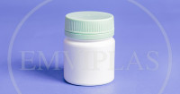 POTE PEAD 50ML BRANCO ROSCA 38MM R-50 - Foto 1