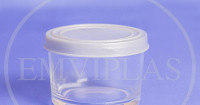 POTE VIDRO CILINDRICO PATE 150ML - Foto 2