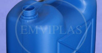 BOMBONA EM PEAD 10L RETANGULAR AZUL ROSCA 42MM - Foto 1