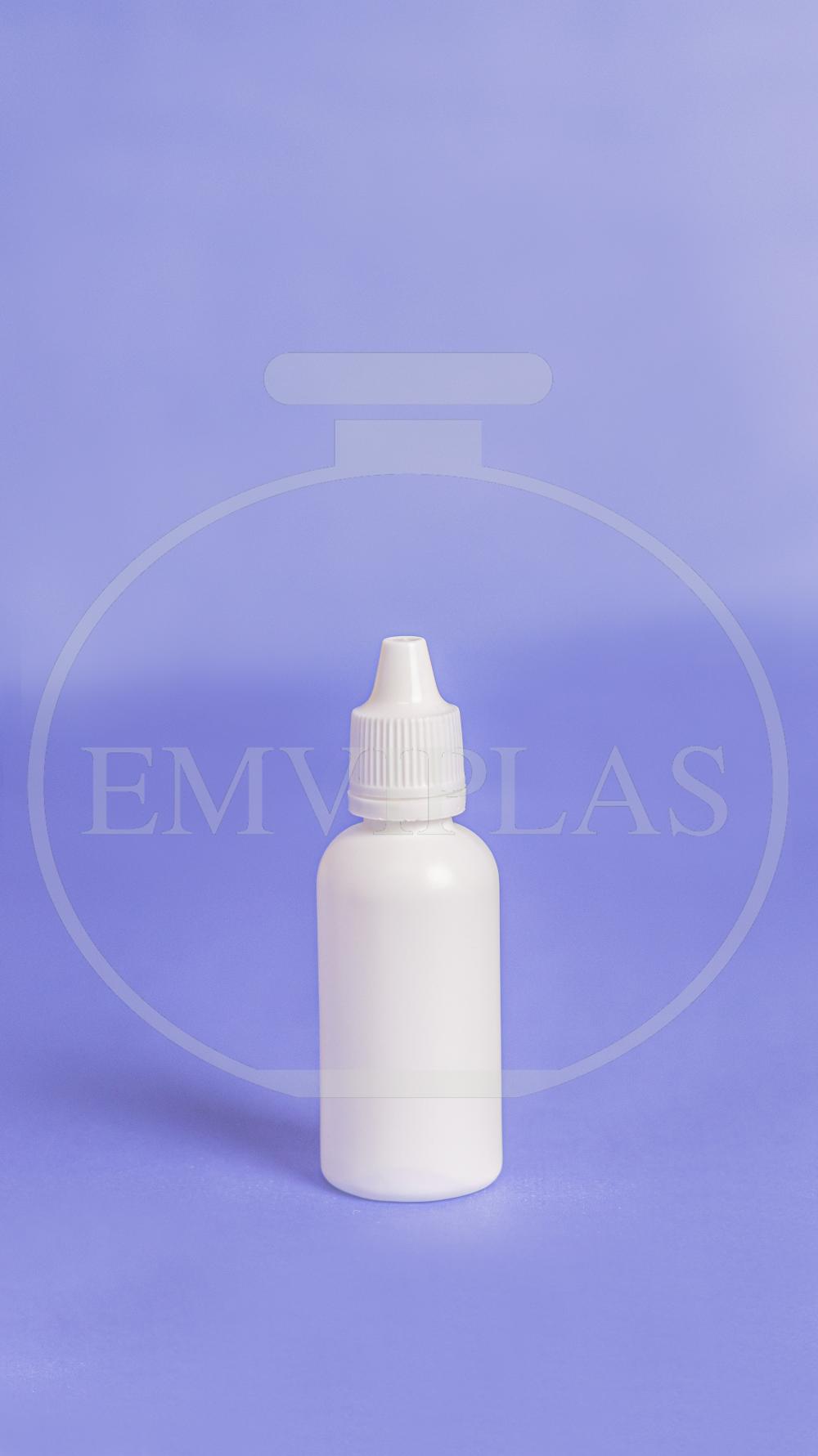 [FRASCO CONTA-GOTAS 30ML BRANCO COM TAMPA LACRE]