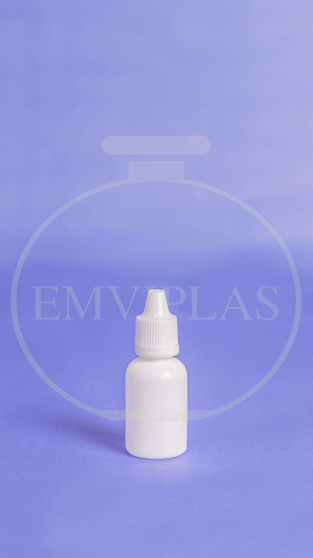 [FRASCO CONTA-GOTAS 15ML BRANCO COM TAMPA LACRE]