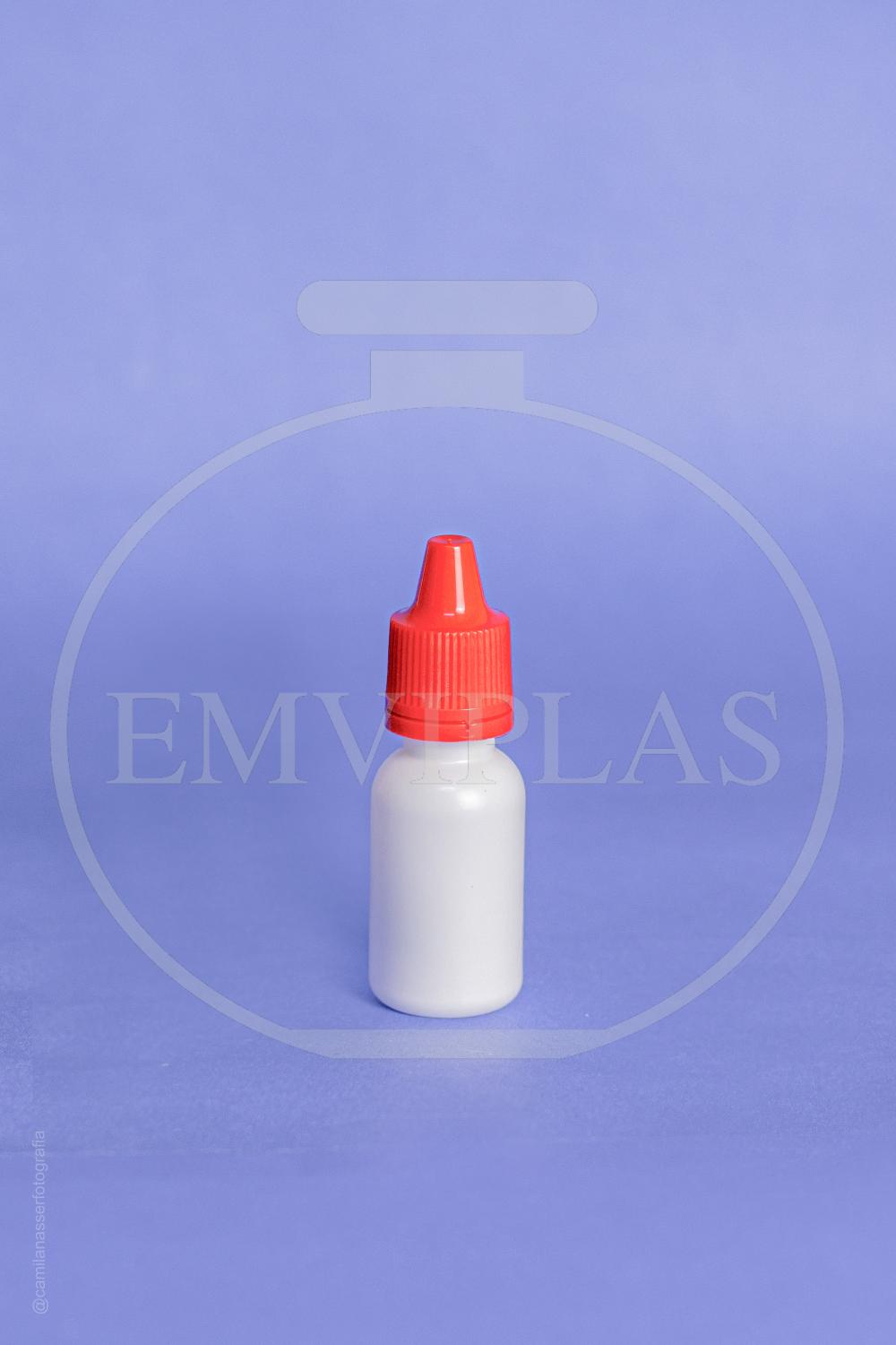 [FRASCO CONTA-GOTAS 10ML BRANCO COM TAMPA LACRE]
