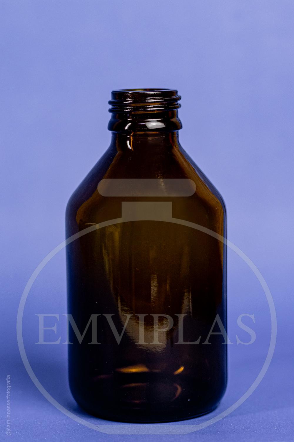 [FRASCO VIDRO ÂMBAR 150ML PP-24MM]