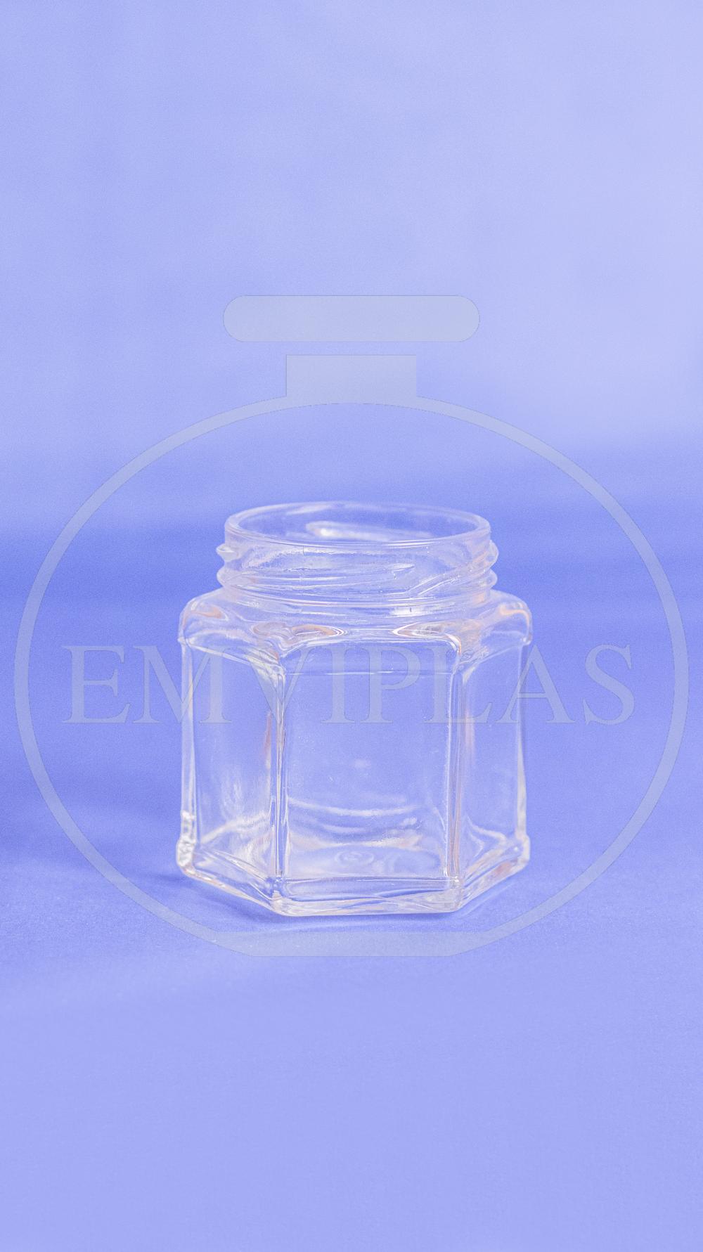 [POTE VIDRO SEXTAVADO 150ML REF 0814]